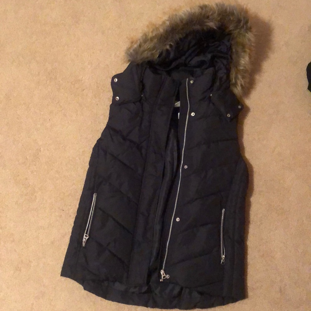 Navy blue vest